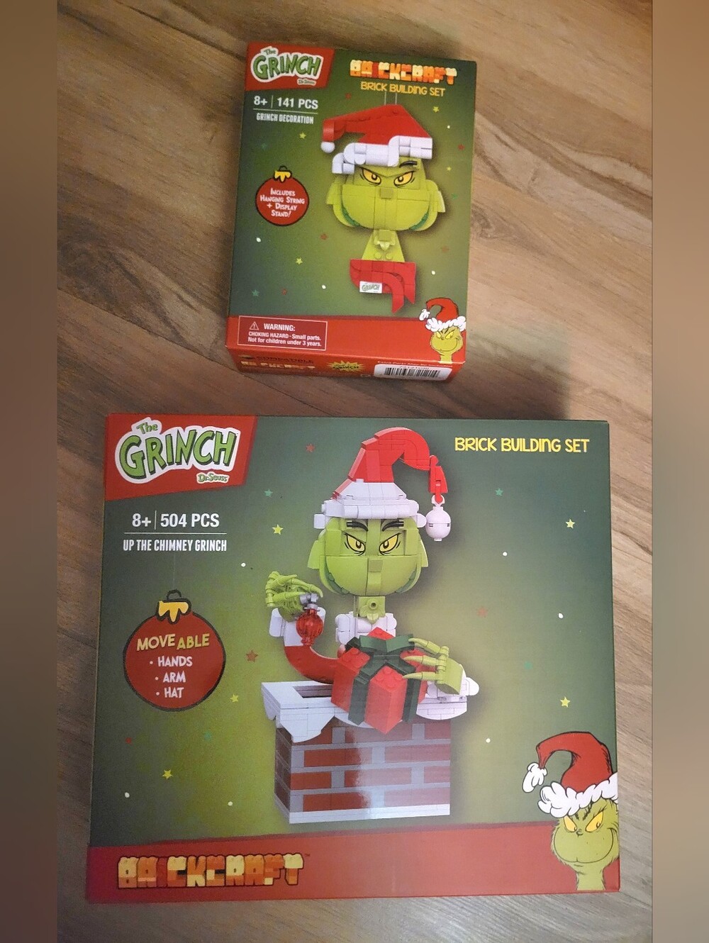 Grinch Brickcraft Building Bundle Of 2